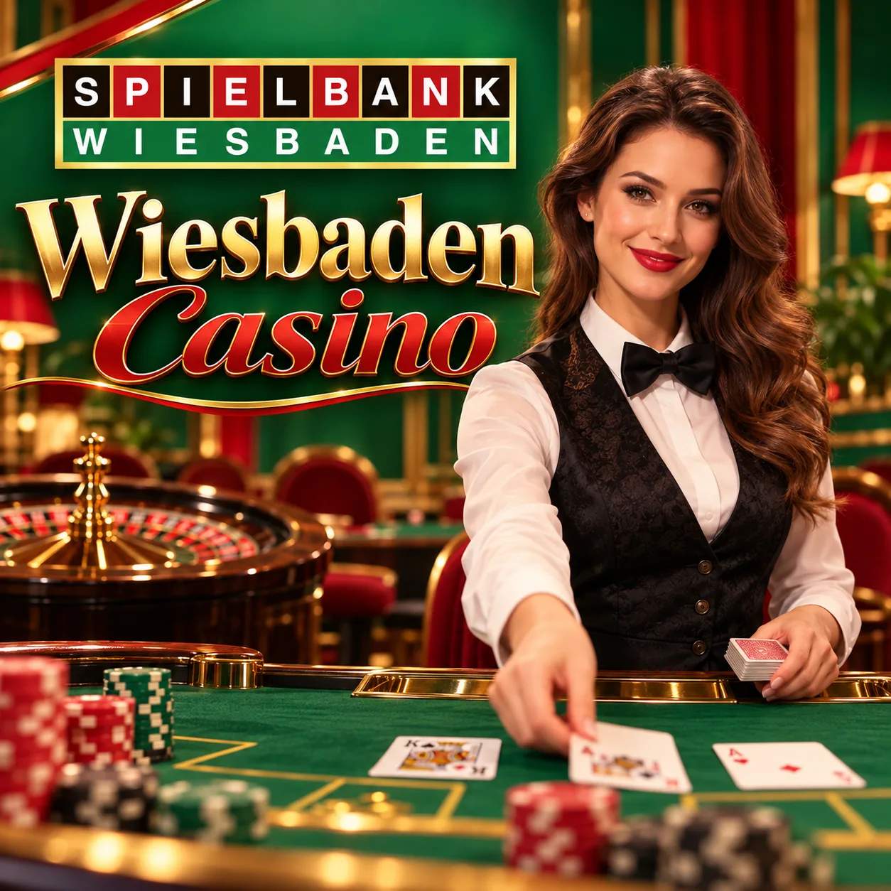 Roulette, Black Jack und Poker aus dem Weinsaal